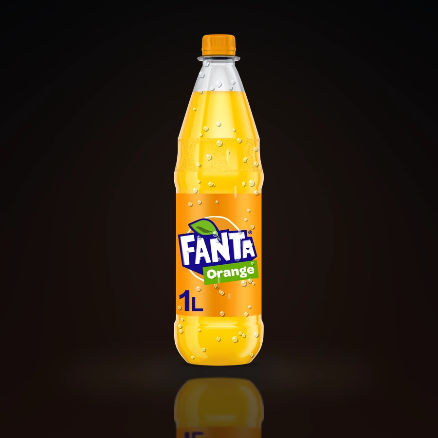 Fanta Orange in der Originalflasche