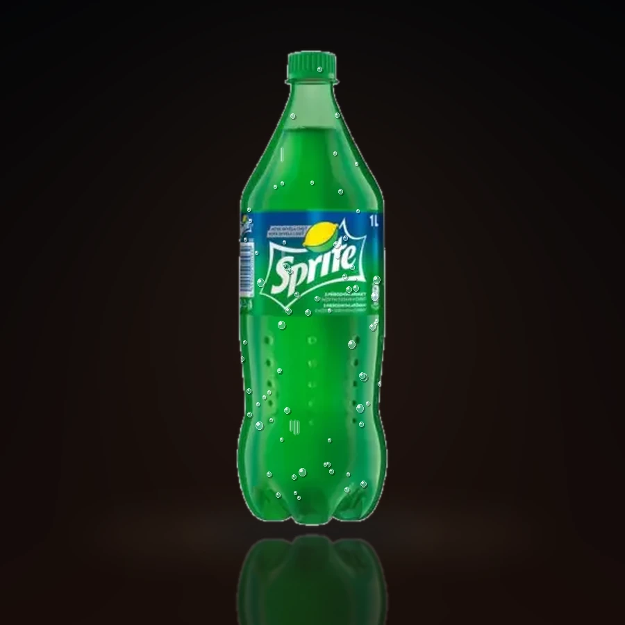 Sprite in der Originalflasche