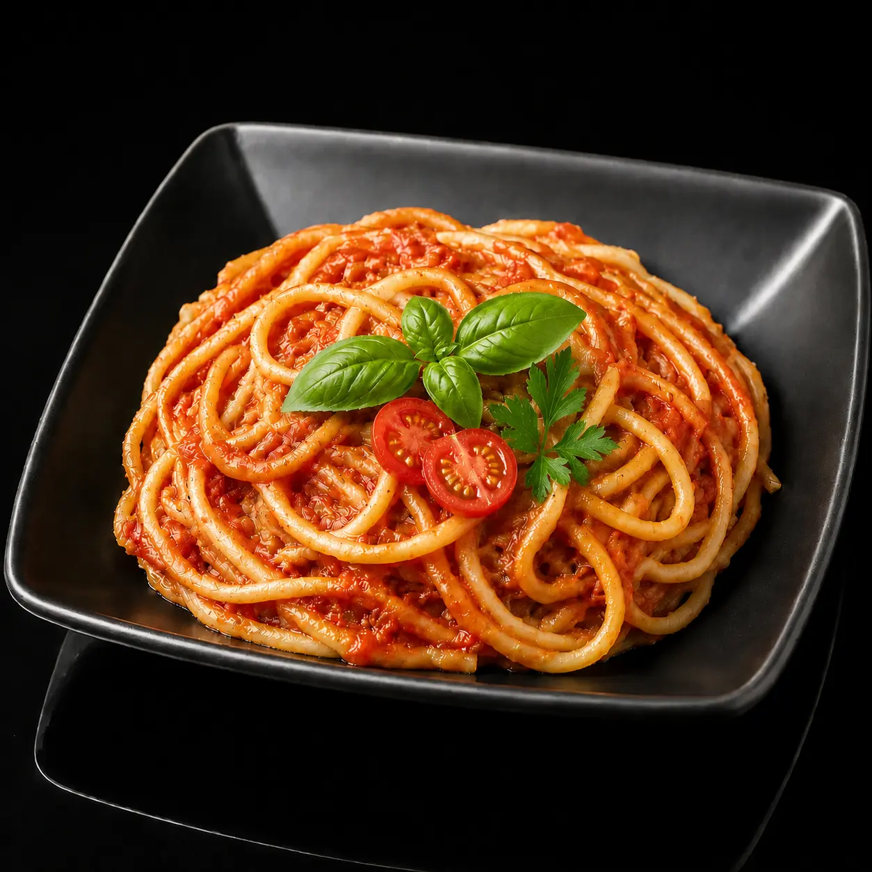 Pasta Napoli in Tomatensoße